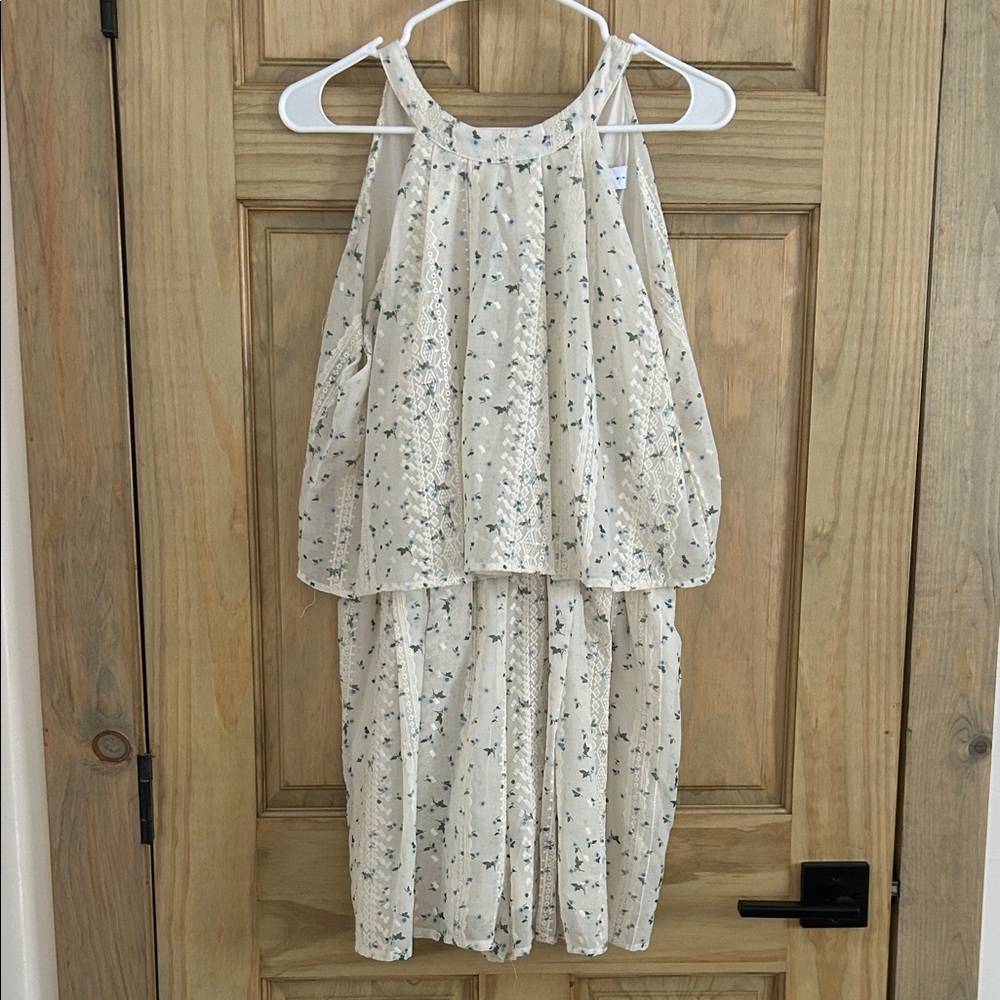 Petal & Pup Cream Floral Jumpsuit